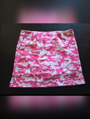 Golftini Pink & White Camo Skort